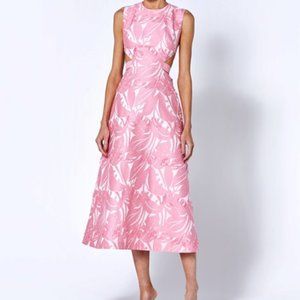 ALEXIS Sannie Dress Rouge (M) Medium NWT Midi Length